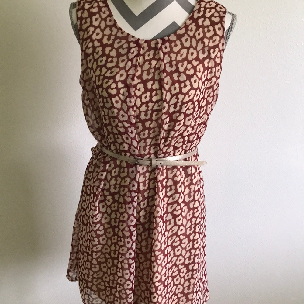 Leopard print dress